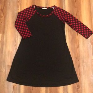 3/4 length sleeve dress